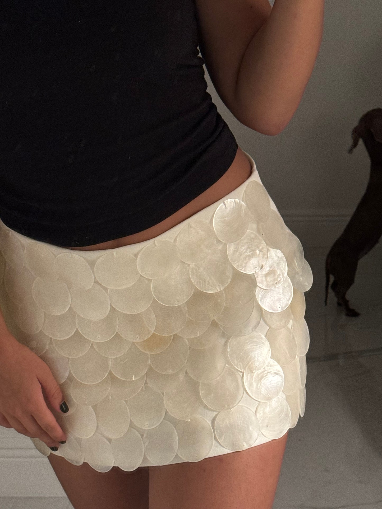 Shell Mini Skirt