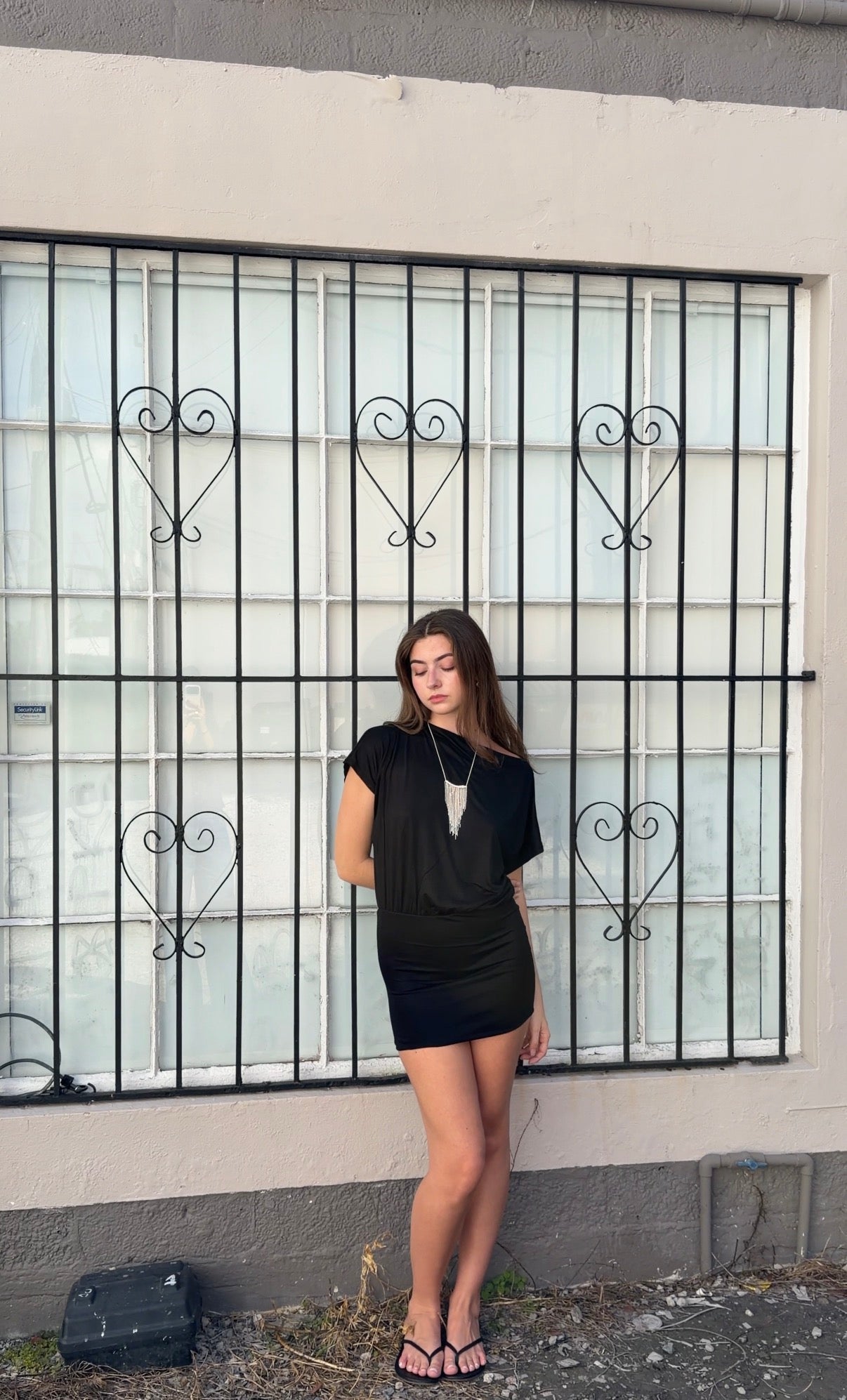 anna will wear a black dress AUSTEN DRESS (SWAN W/ EBONY) – ANNA QUAN US main image 0