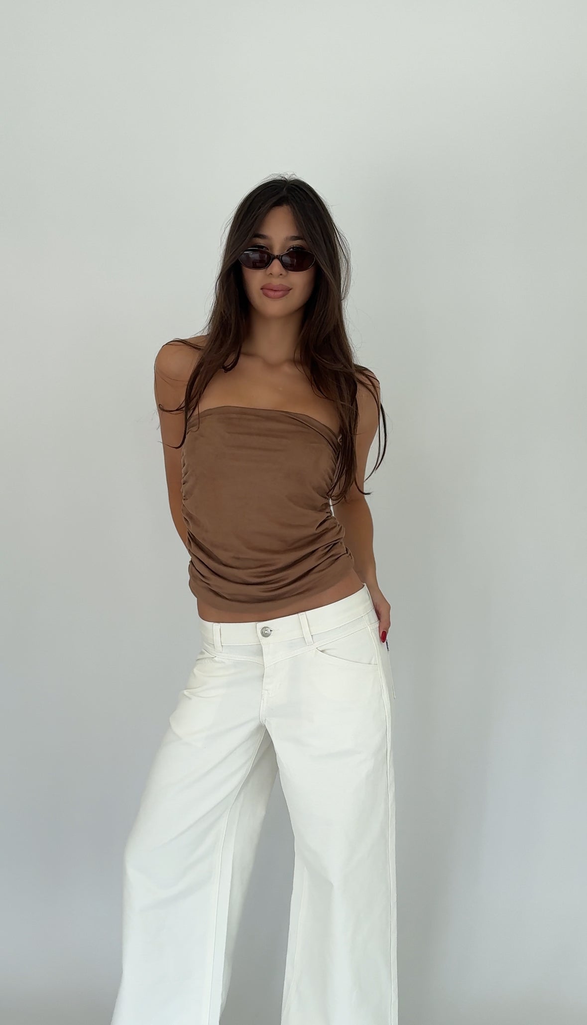 Suede Tube Top
