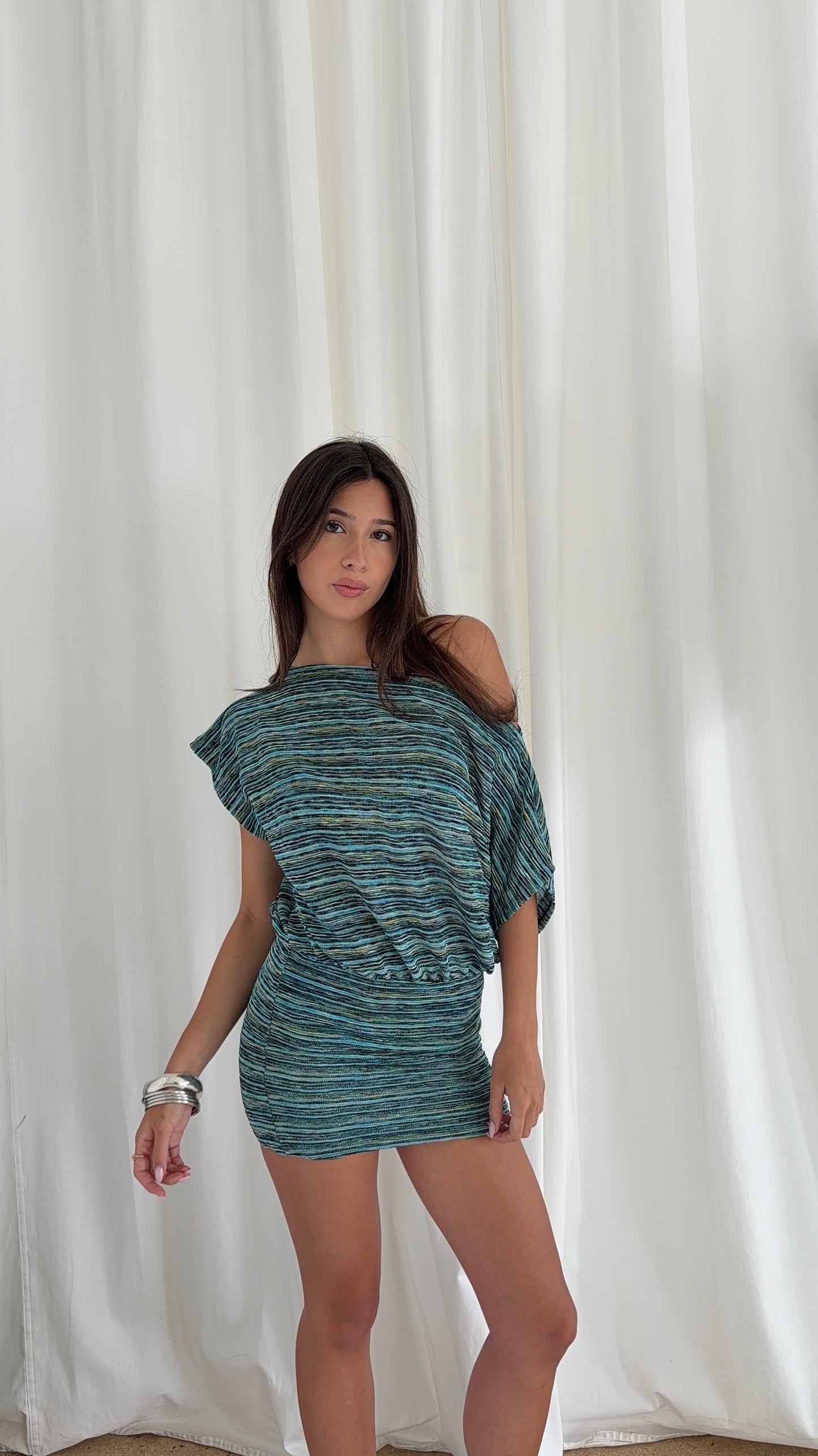 Anna Knit Off Shoulder Dress