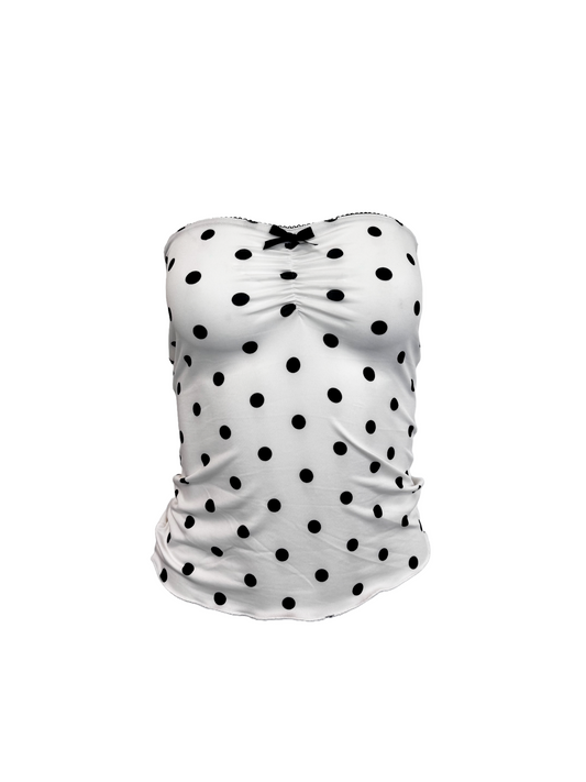 Polka Dot Sweetheart Tube Top