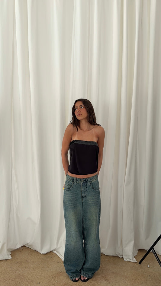 Sequin Tube Top