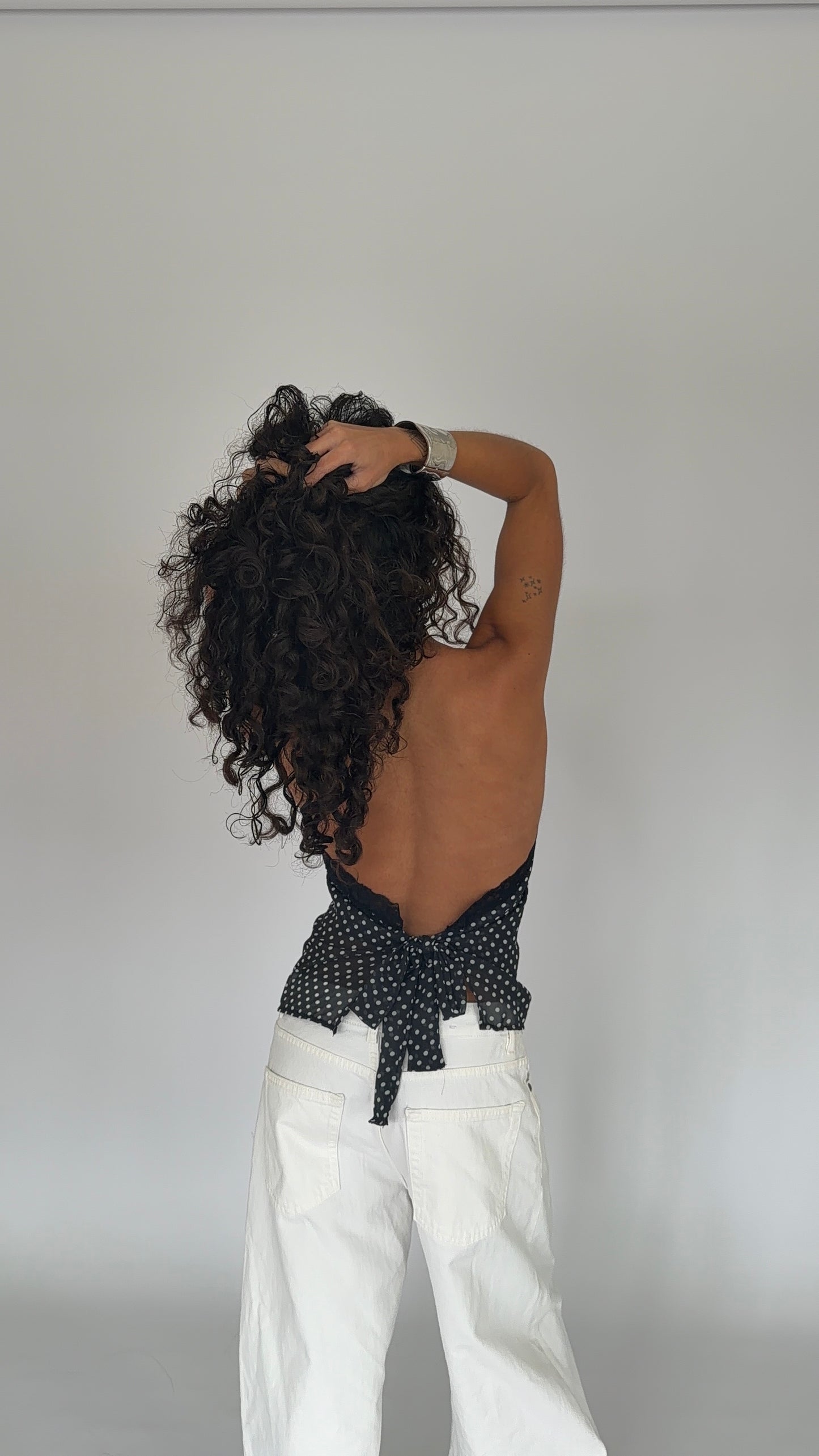 Gabriella Polka Dot Halter