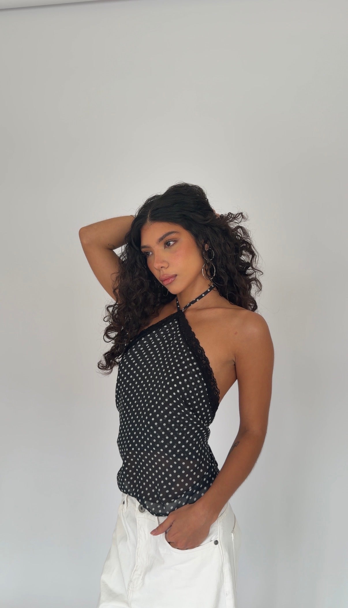 Gabriella Polka Dot Halter
